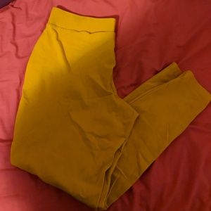 Torrid leggings, mustard